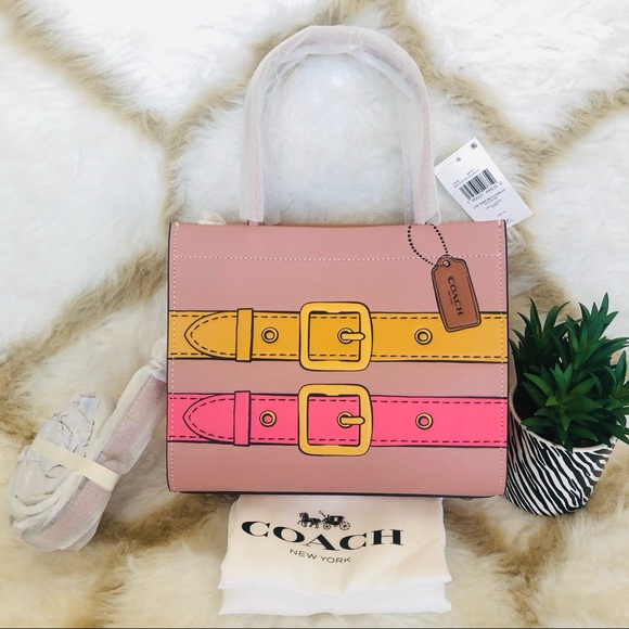 Coach Cashin Carry 22 C9814 Trompe L'oeil Print - Spring 2022 Runway Collection - Picture 2 of 16